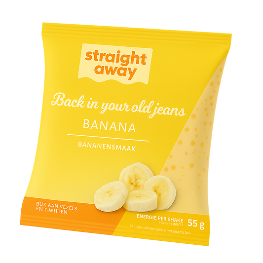 straight away meal replacement diet shake banana front