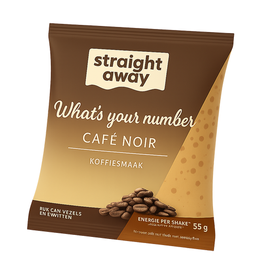 straight away meal replacement diet shake coffee front