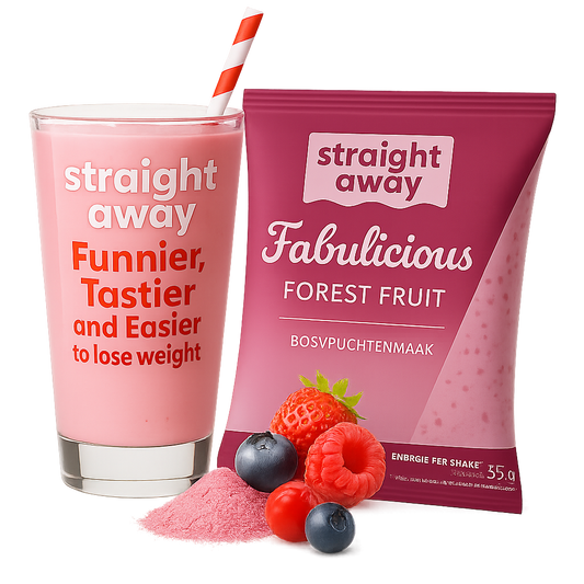 straight away meal replacement diet shake forest fruit
