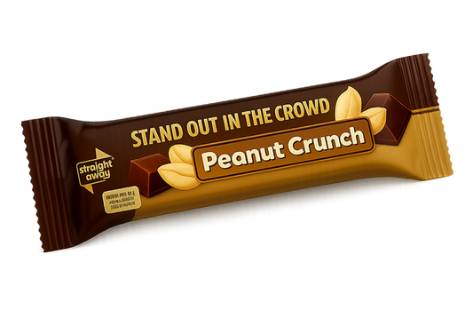 straight away meal replacement diet bar peanut crunch front