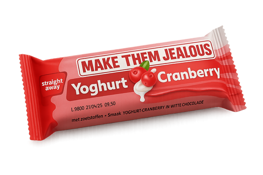 straight away meal replacement diet bar yoghurt cranberry front