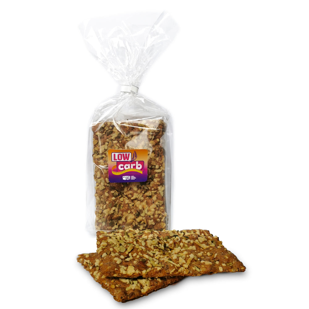 Low Carb Cracker Kaas Pompoen
